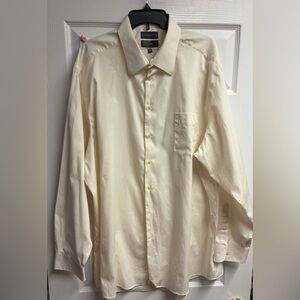 COVINGTON Ivory/Cream Button Down Dress Shirt Size 2XL